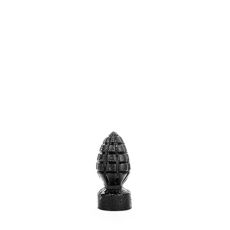 Sextoy Plug Anal XXL "Grenade" 14 Cm - Marque ALL BLACK, Pour Tous - Neuf